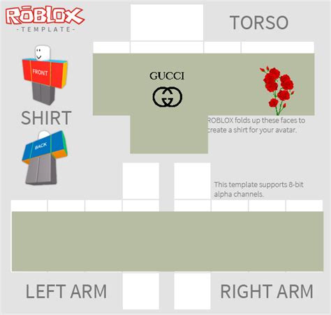 gucci shirt template roblox|gucci shirt on roblox.